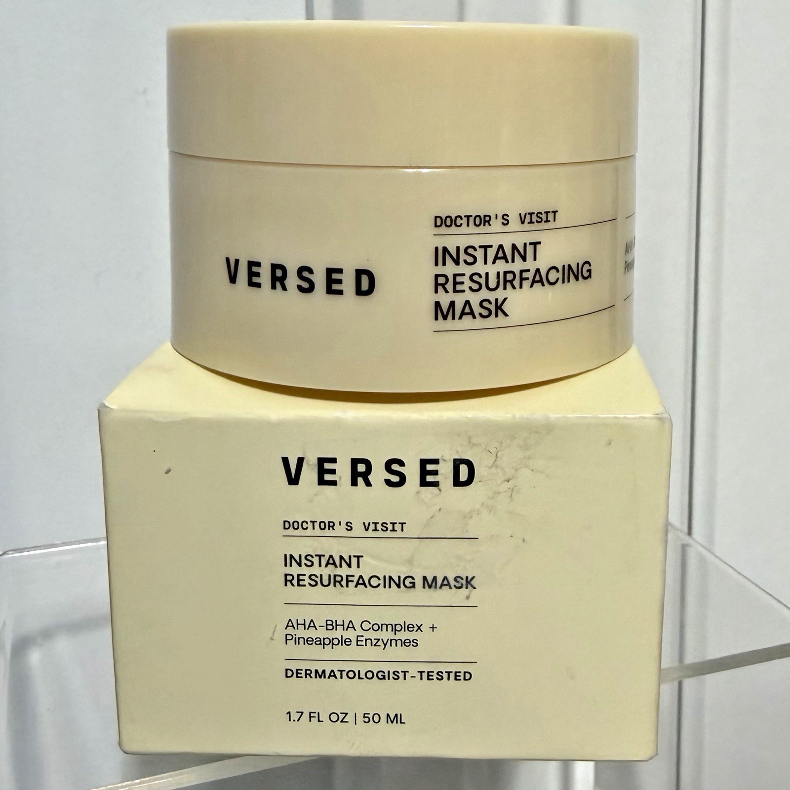 Versed Doctor’s Visit Instant Resurfacing Mask w/ Pineapple Enzymes, 1.7 oz NIB