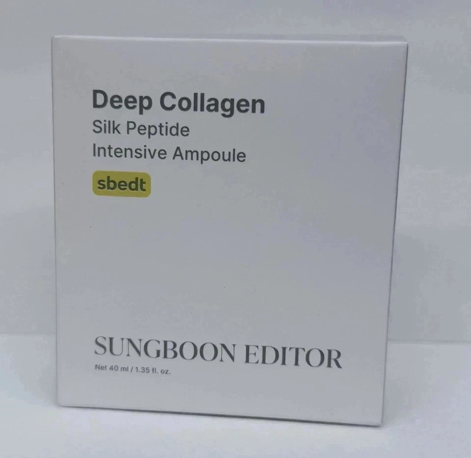 (2 Packs) SUNGBOON EDITOR Deep Collagen Silk Peptide Intensive Ampoule (30ml)New
