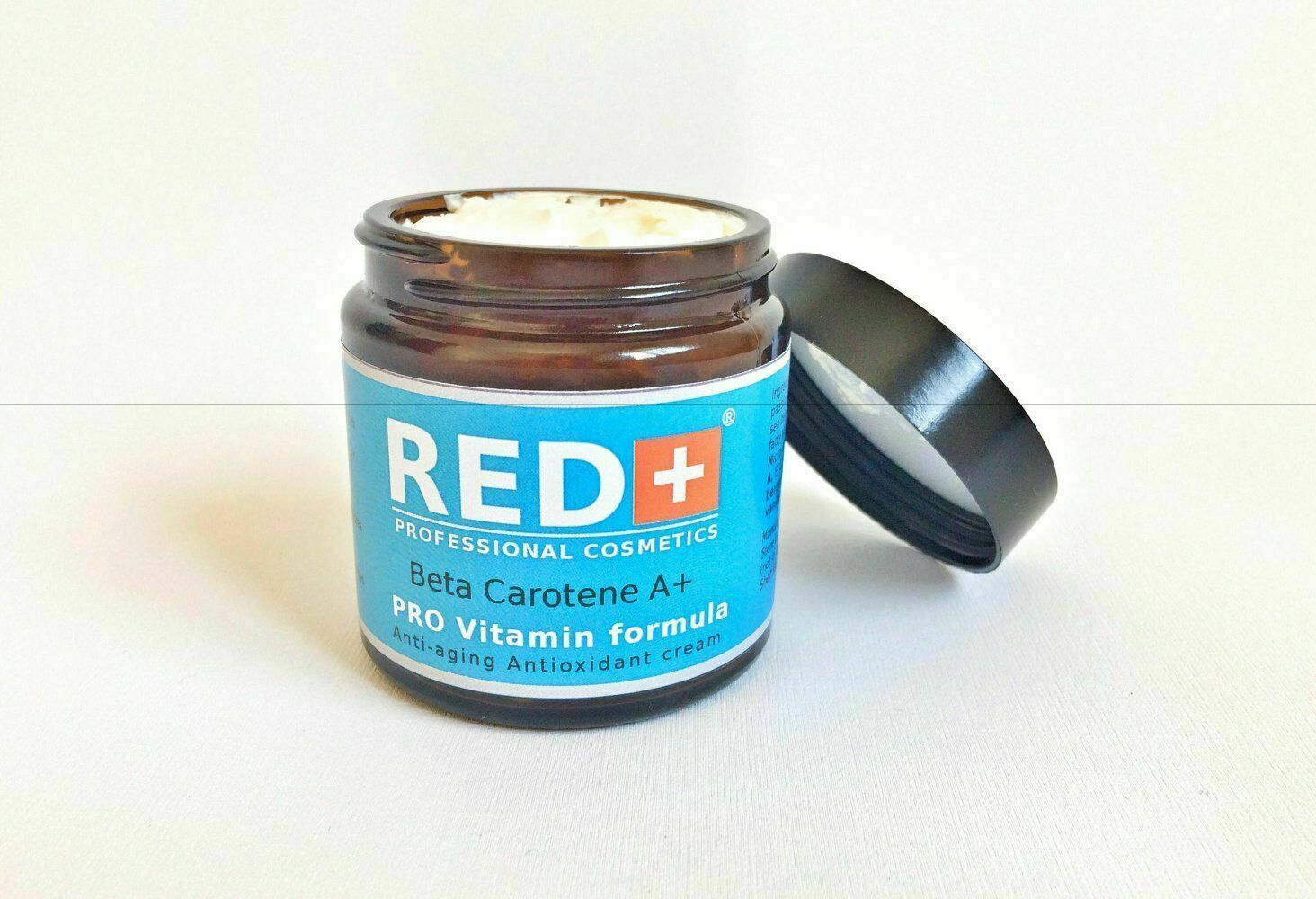 Vegan Facial Moisturizing Cream BETA-CAROTENE Vitamin A Anti aging cream 240 ml