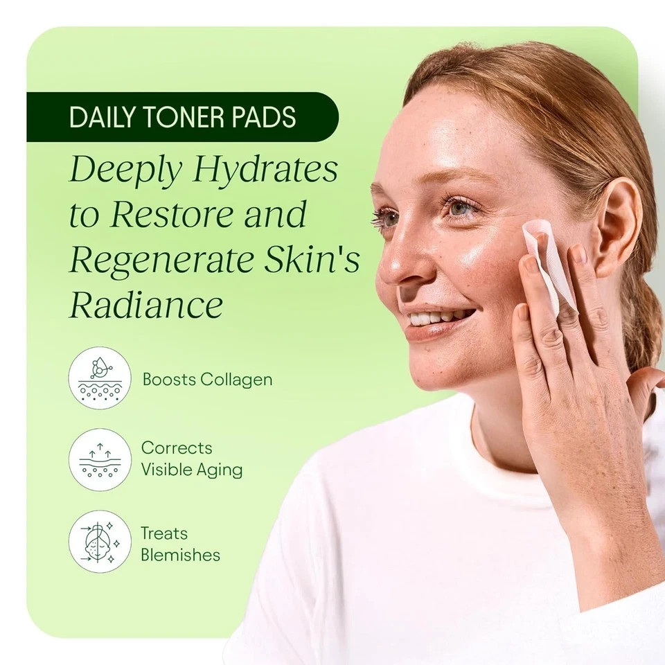 1/2/3PCS Korean Skincare Anti-Aging, Dark Spot & Wrinkle Minimizing Toner Pads