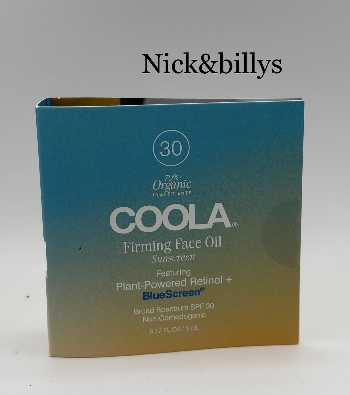 NEW COOLA Firming Face Oil Retinol+ BlueScreen SPF 30 Mini 5ml/0.17oz Exp 12/26