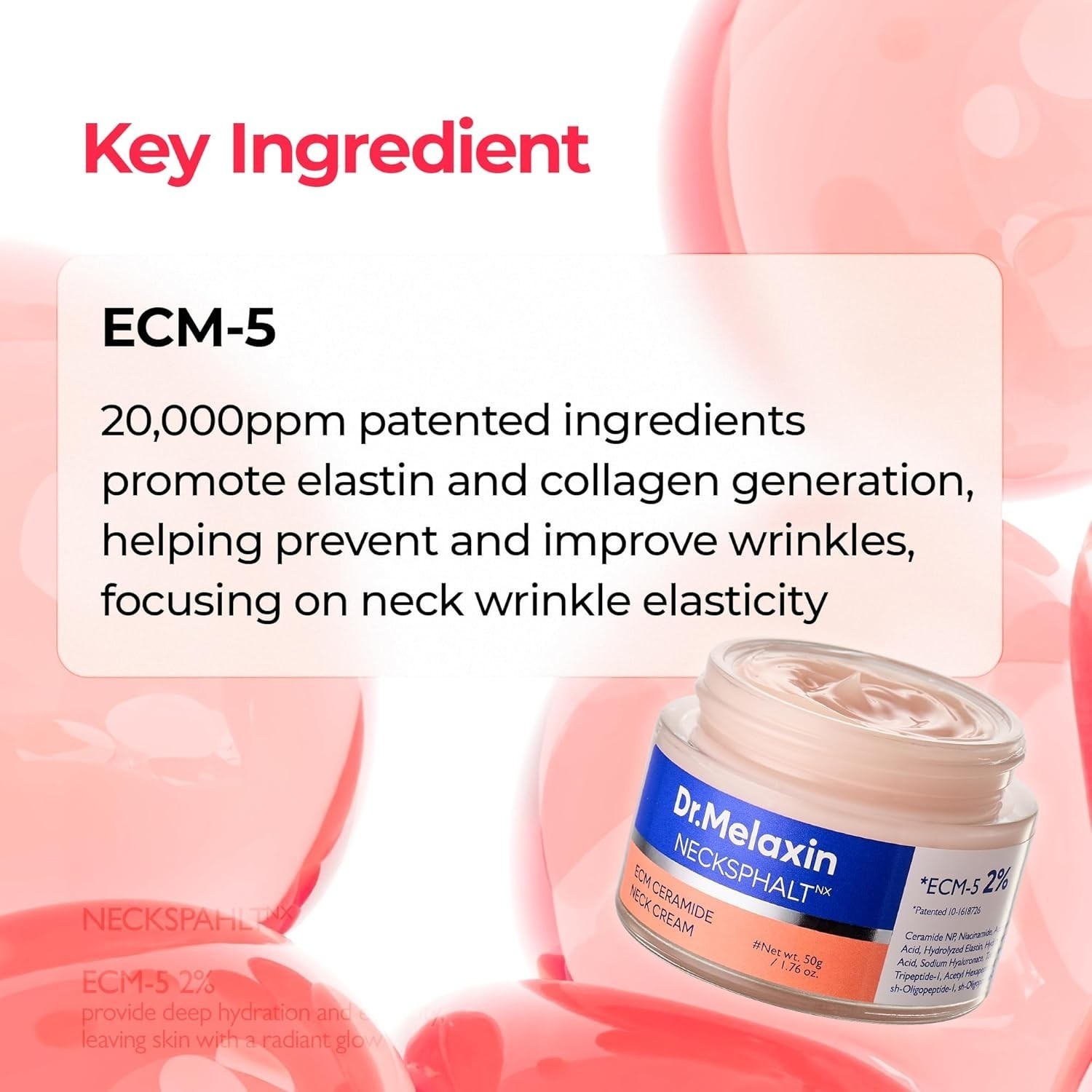 Dr.Melaxin Nexcksphalt ECM Neck Barrier Cream 50ml Neck Moisturizer
