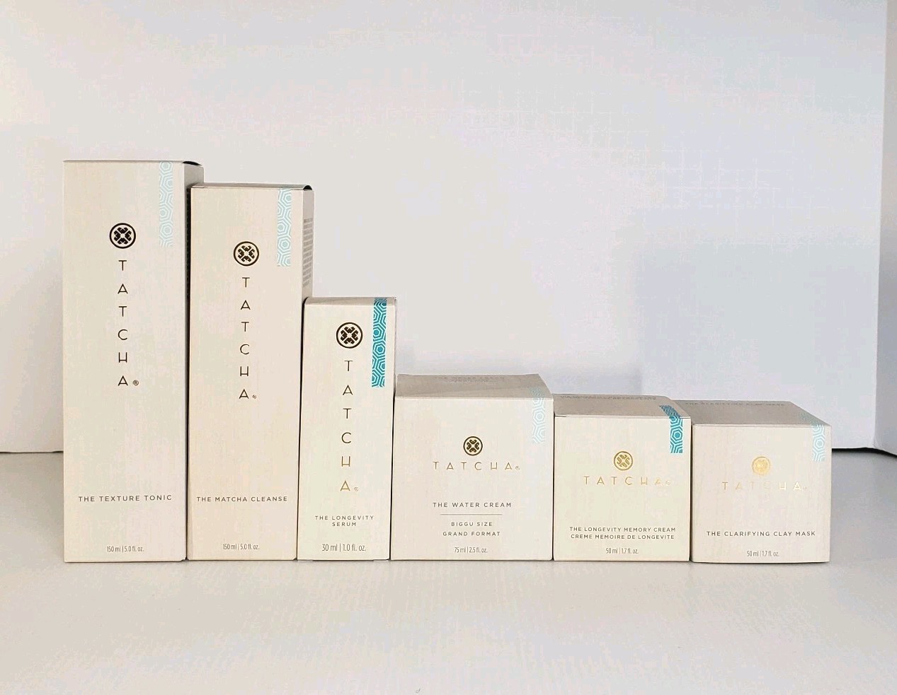 Tatcha Skincare Lot Of 6 -The Water Cream, Longevity Serum, & More NEW FREE SHIP