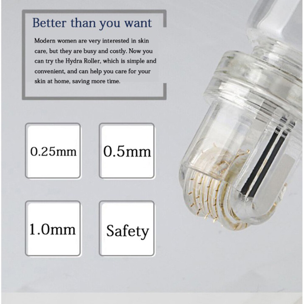 20/64 Pins Titanium Roller System for Facial Skin Care Wrinkle Removal Therapy