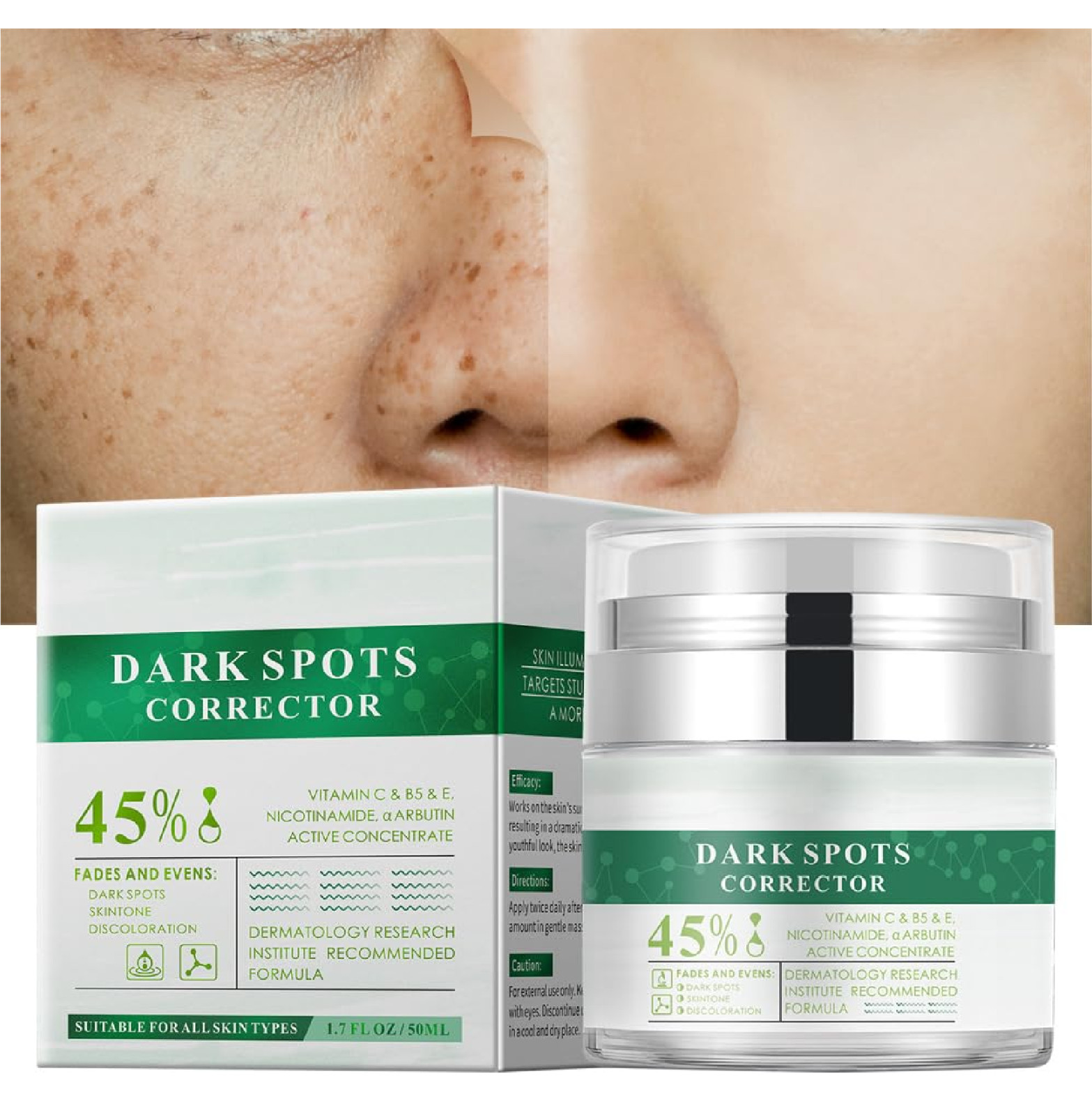Dark Spot Remover for Face and Body,Dark Spot Corrector with Vitamin C,Nicotinam