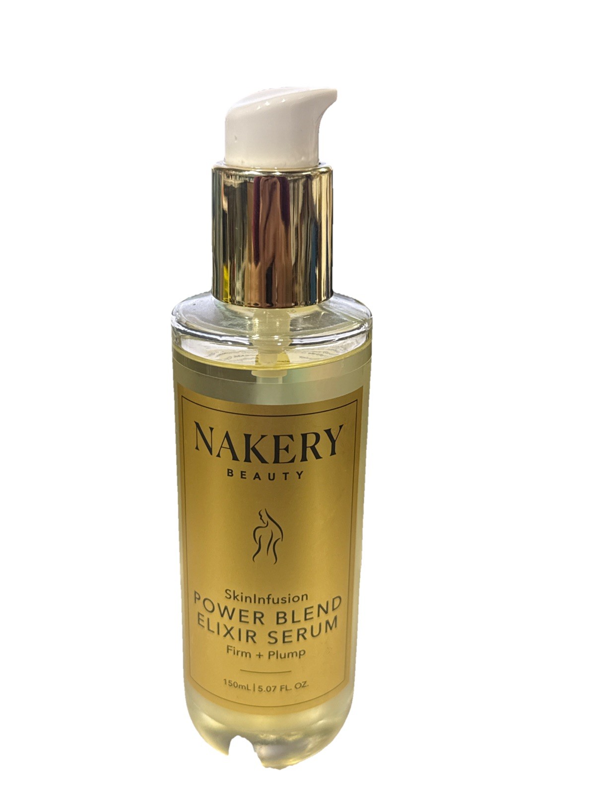 Nakery Beauty Skinfusion Power Blend Elixir Serum Firm Plump 5.07oz No Box