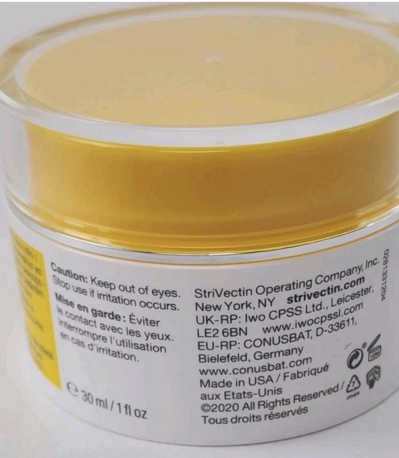 Strivectin TL advanced Neck Tightening Cream plus NIA114 1oz NEW No Box 2 Pack
