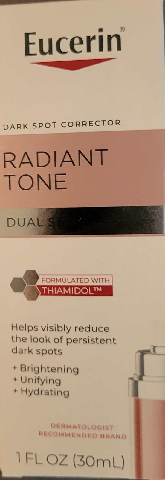 EUCERIN RADIANT TONE DARK SPOT CORRECTOR DUAL SERUM THIAMIDOL 1.7 Oz $$$$$$$