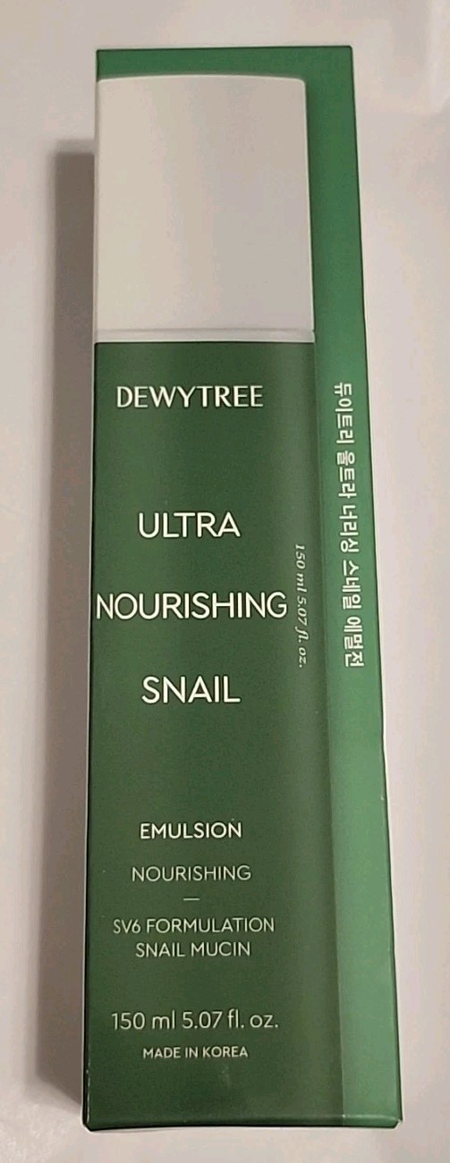 Dewytree – Ultra Nourishing Snail Emulsion – 5.07 oz – New In Box