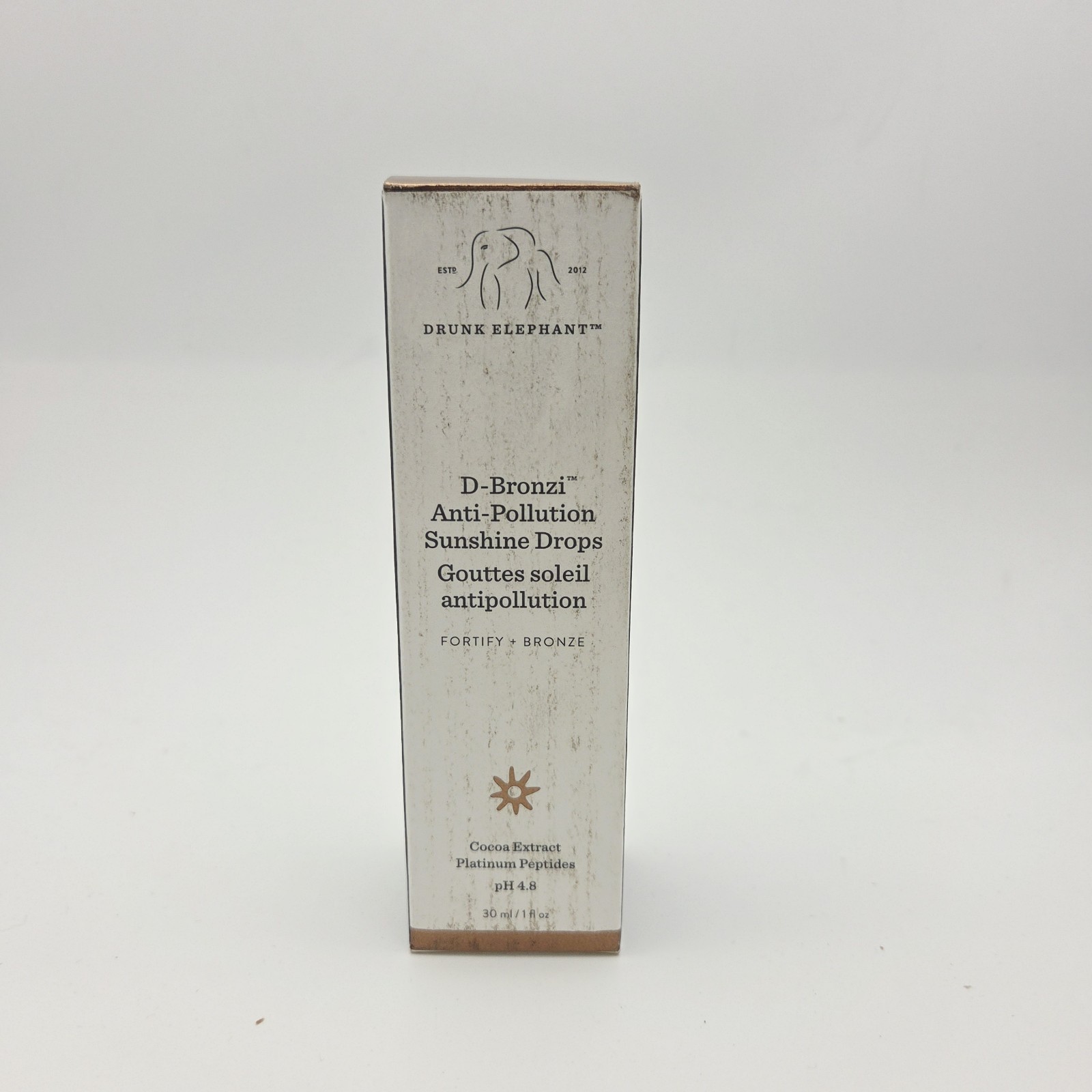 Drunk Elephant D-Bronzi Anti-Pollution Sunshine Drops 1 Oz Old Packaging