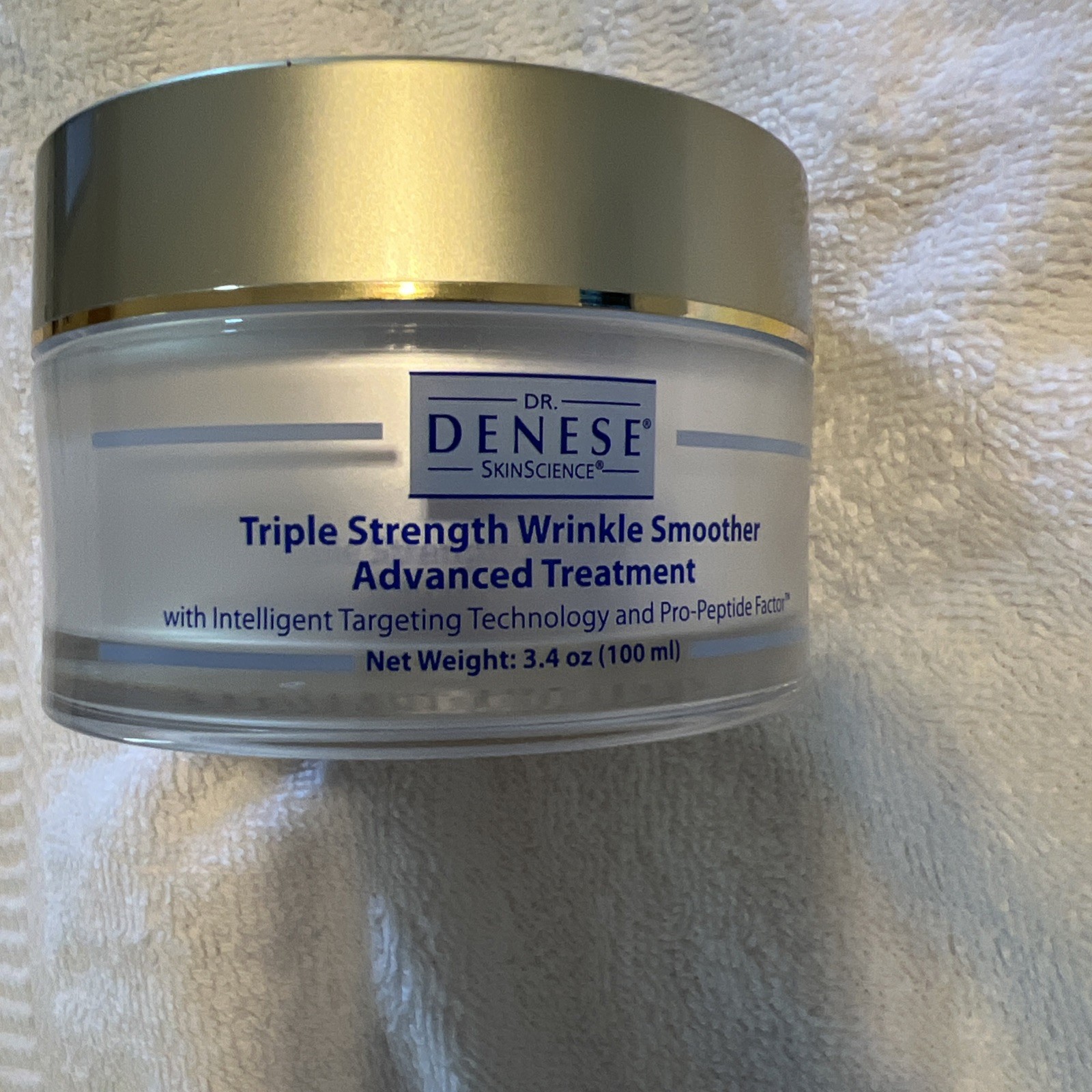 Dr. Denese Triple Strength Wrinkle Smoother Advanced Treatment 3.4 Oz New
