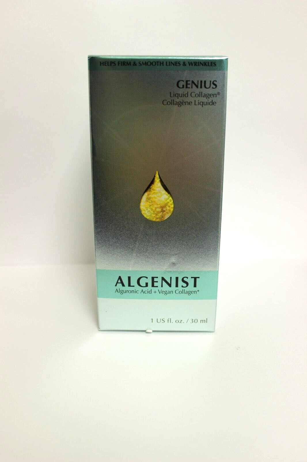 ALGENIST GENIUS Liquid Vegan Collagen 1 oz NEW AND SEALED !worn box