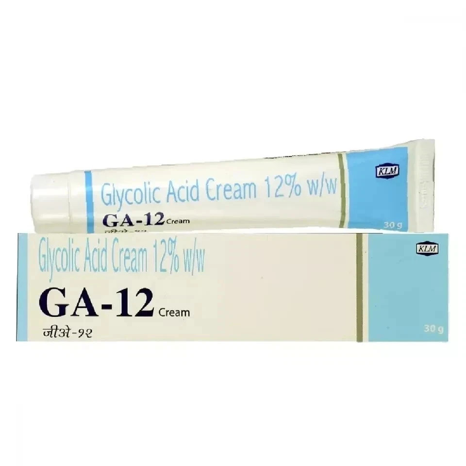 GA -12 Glycolic Acid Cream 30g For Dry Skin, Acne Scars & Hyperpigmentation