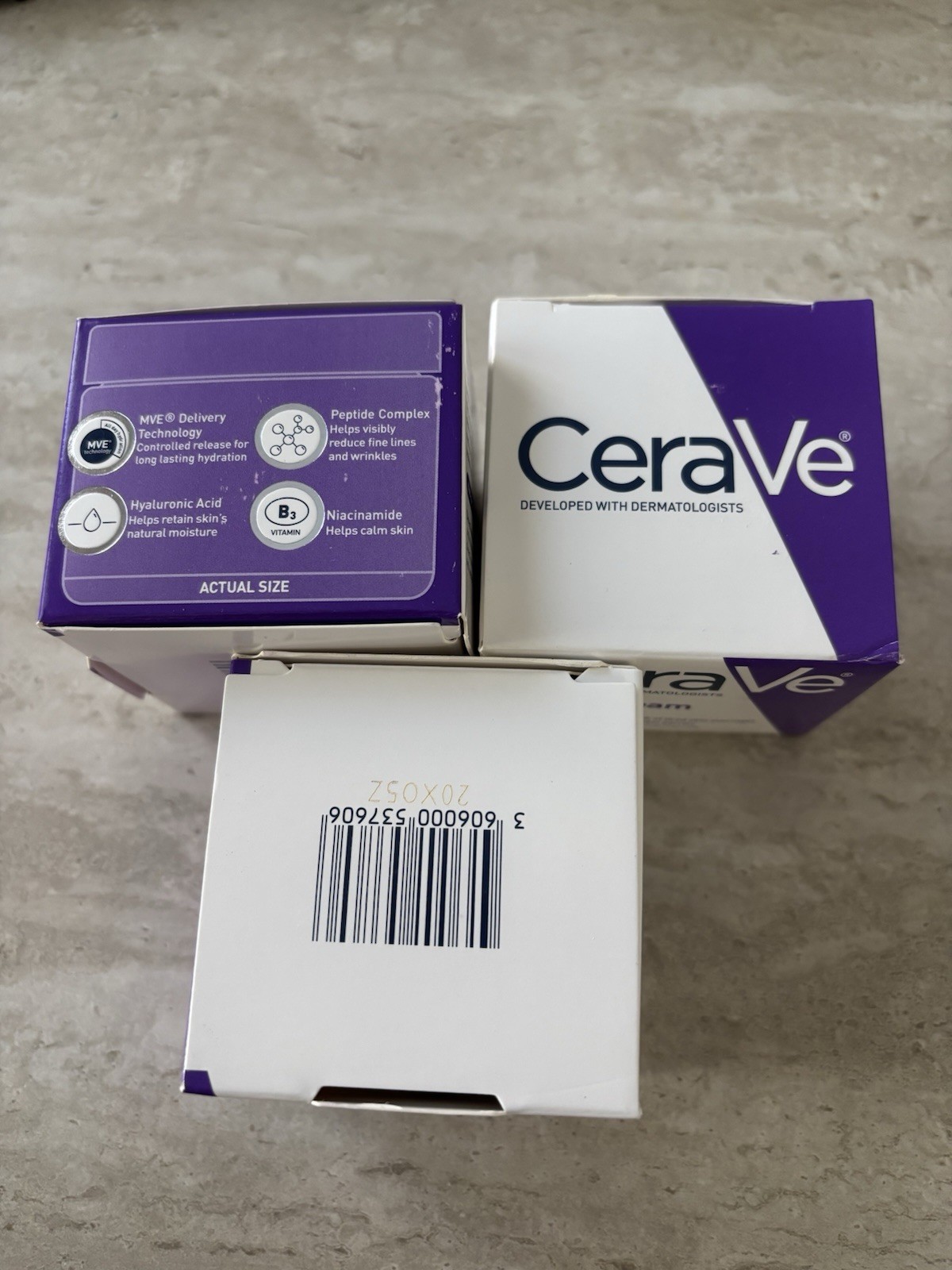 CErave Skin Renewing Night Cream Peptide Complex 1.70z Lot Of 3 NIB