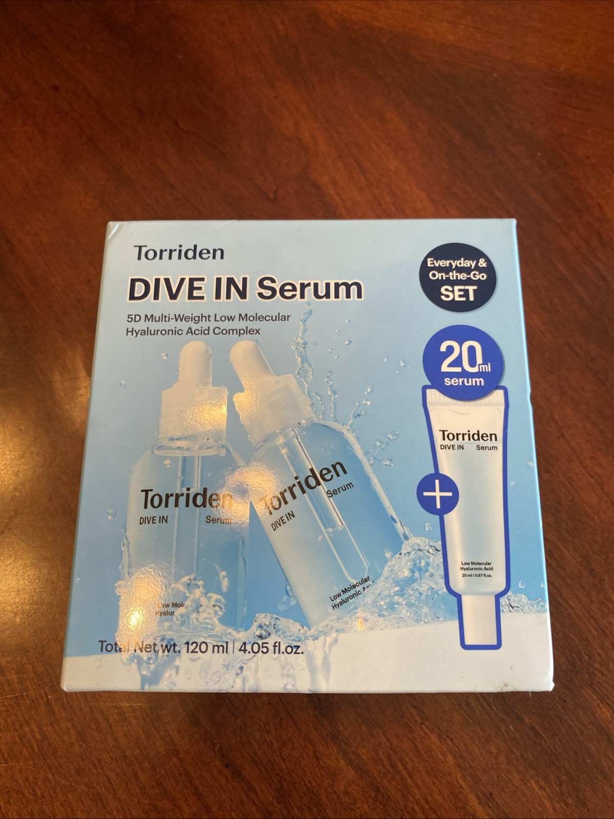 Torriden DIVE-IN Low-Molecular Hyaluronic Acid Serum Set, Vegan & Cruelty Free..