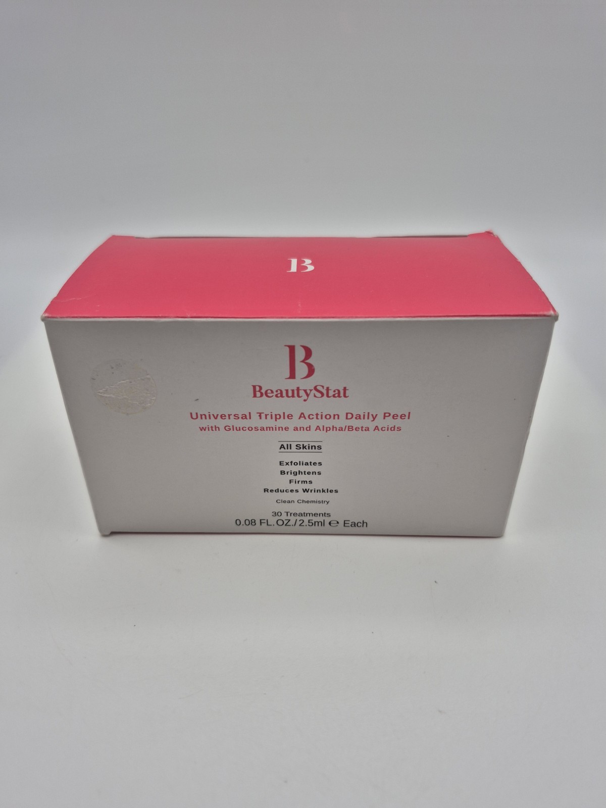 Beauty Stat Universal Triple Action Daily Peel 30 Treatments New in Box
