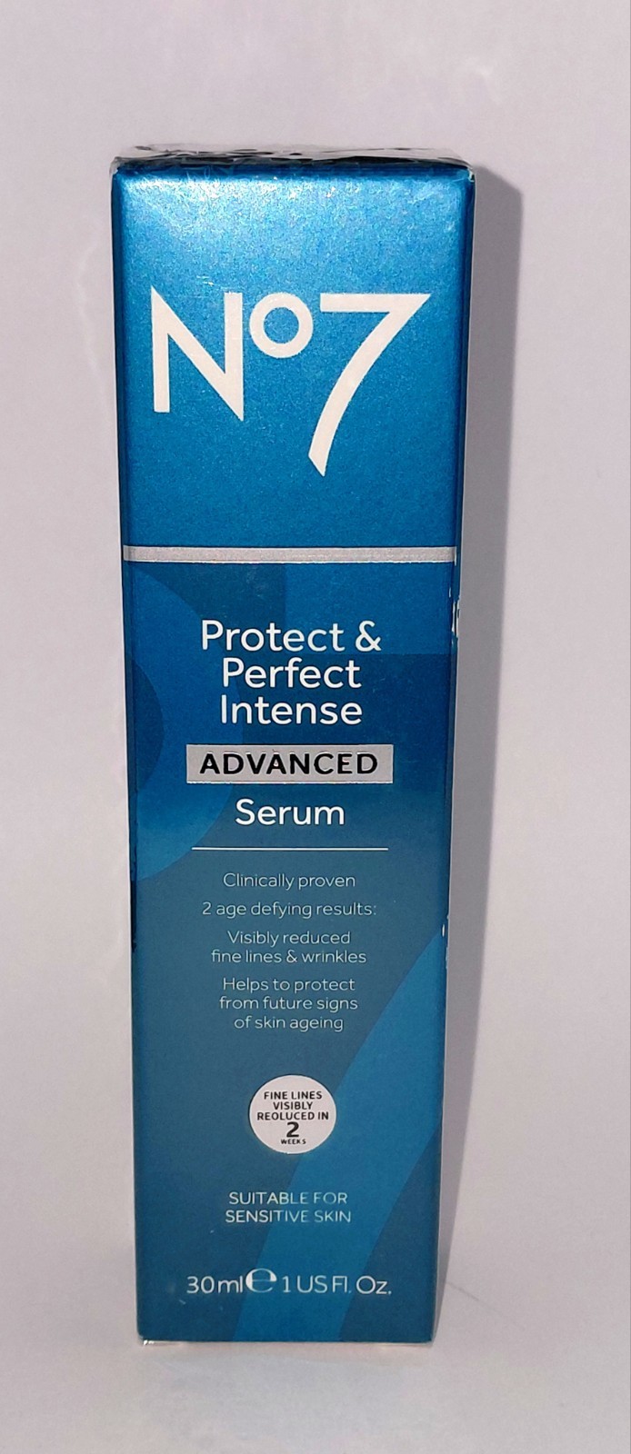 No7 Protect & Perfect Intense Advanced Serum 1oz Wrinkles Anti-Aging Fine Lines