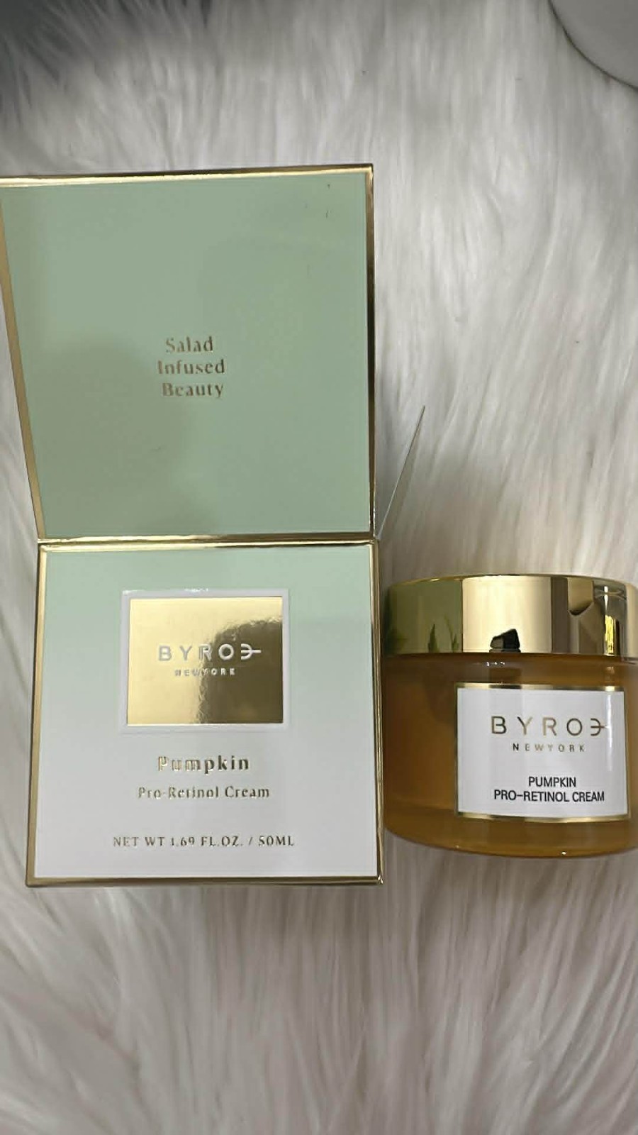 BYROE Pumpkin Pro Retinol Cream Salad Infused Beauty 50ml AUTHENTIC