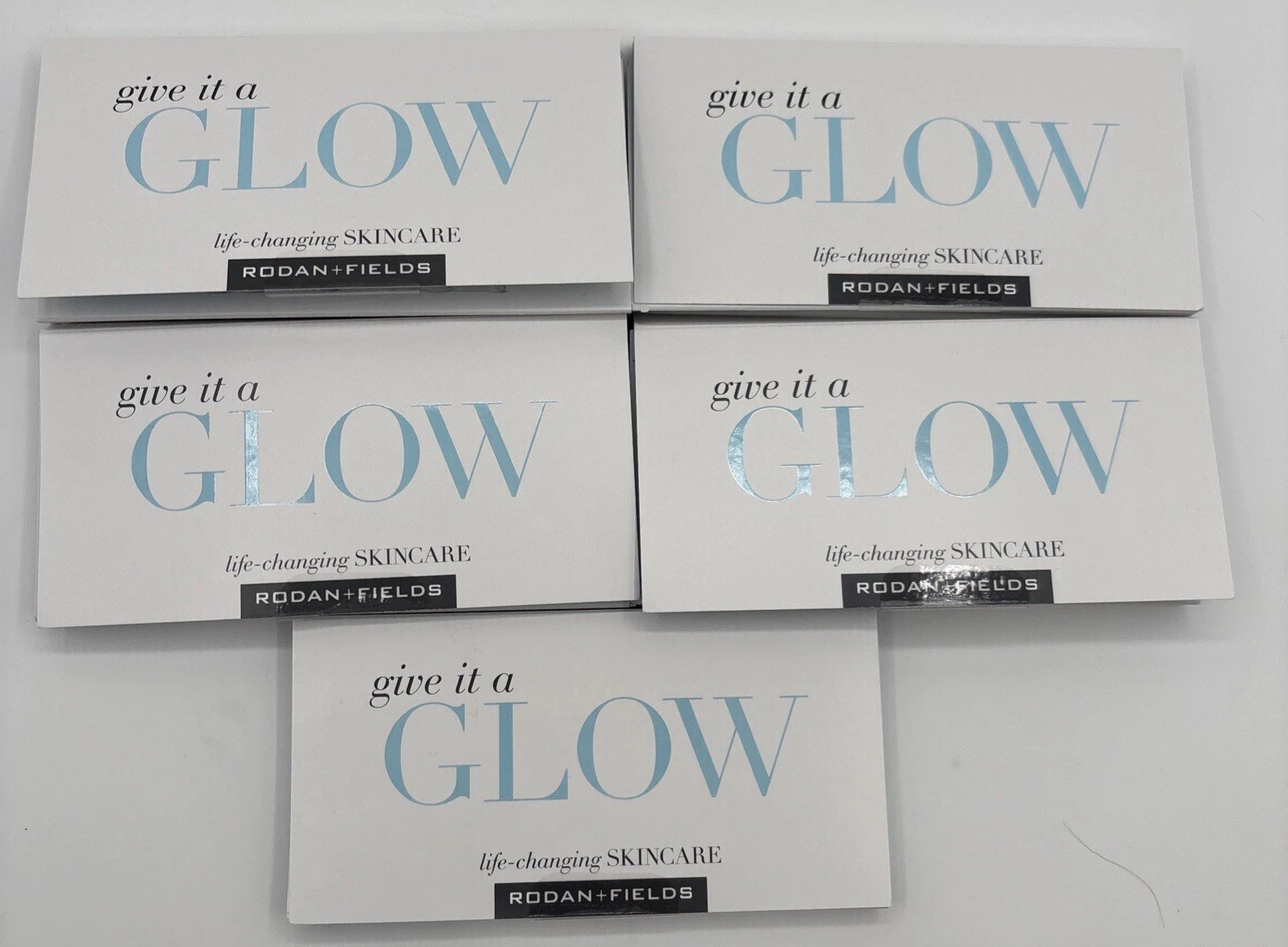 Rodan And Fields Skincare Redefine Glow 5 Sample Packs