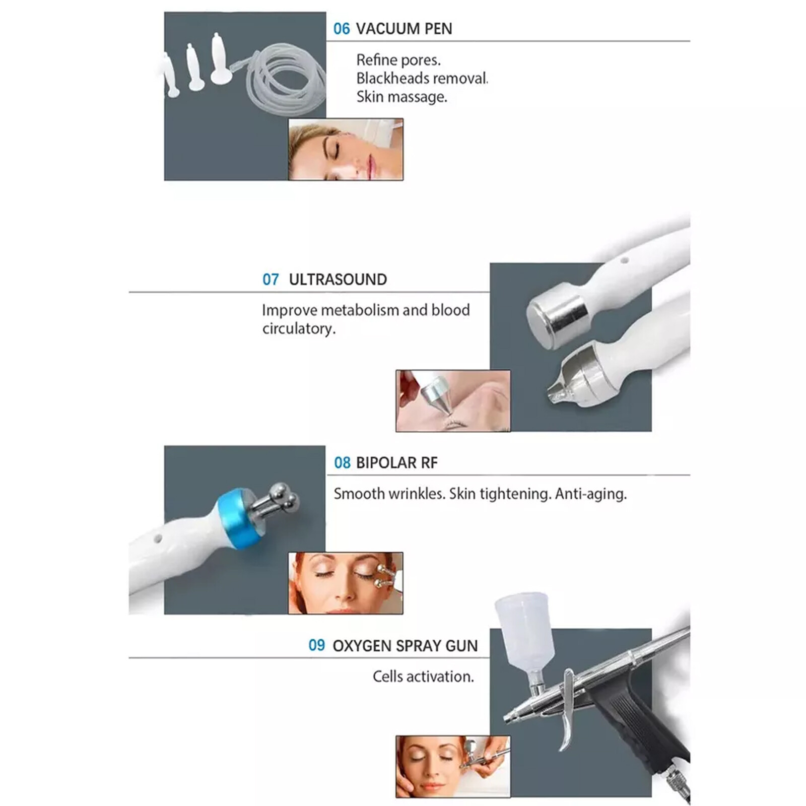 14in1 Hydra Spa Facial Beauty Machine Hydro Dermabrasion Skin Cleaning Face Li1y
