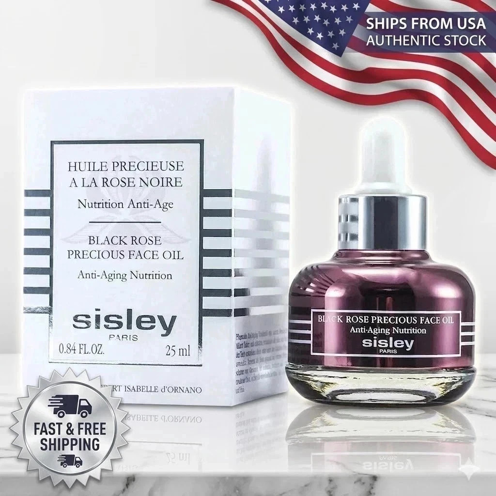 Sisley Black Rose Precious Face Oil 0.84oz / 25ml Anti-Aging USA STOCK