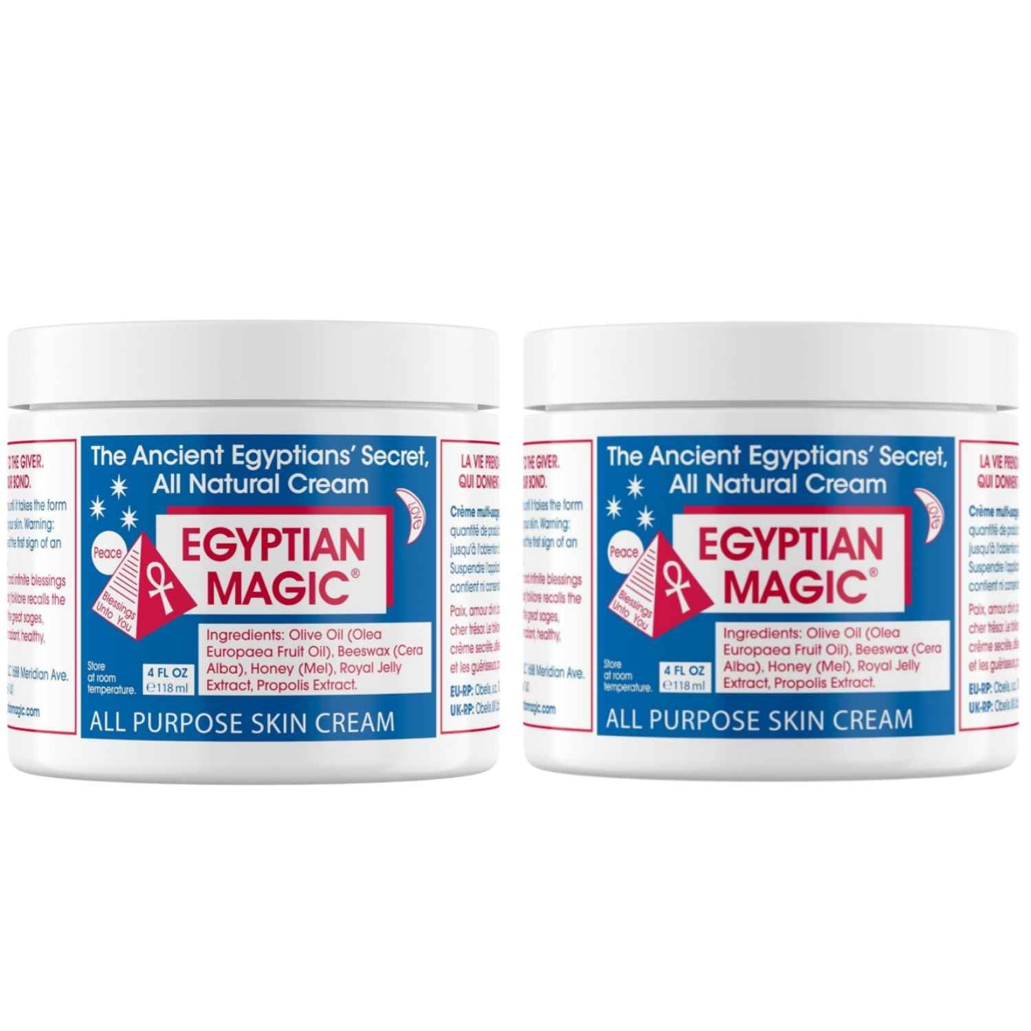 2 Pack Egyptian Magic All Purpose Skin Cream 4 Oz 118m USA SHIPPING