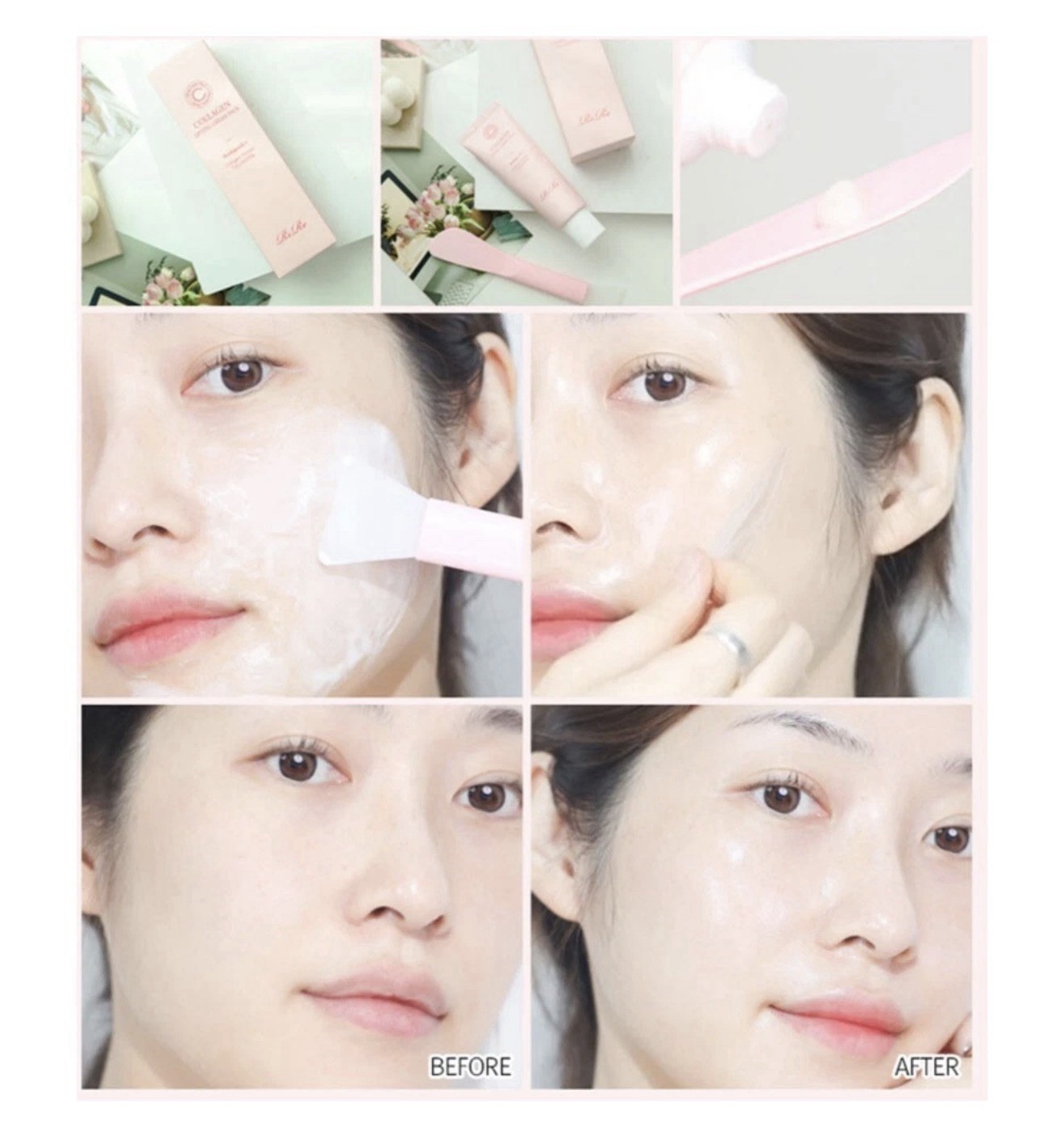 RIRE Collagen Lifting Cream Pack 50g Face Lift Up Mask Collagen Lifting Peel-Off