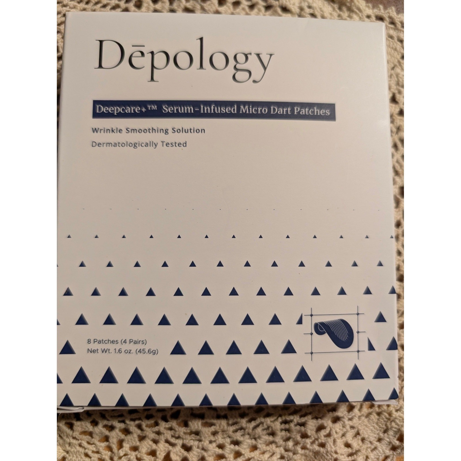 Depology Deepcare Serum-Infused Micro Dart Patches Wrinkle Smoothing 4 Pairs NEW