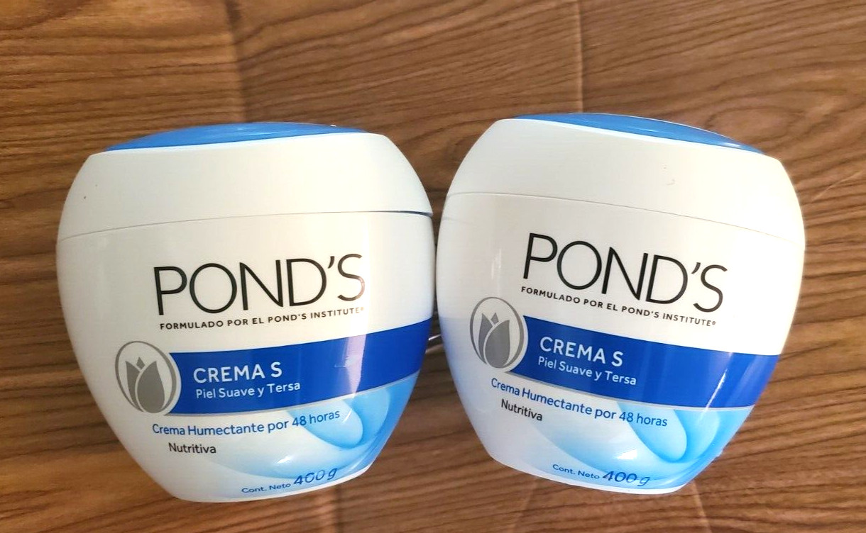 2 PACK POND’S CREAM S 48 HOURS MOISTURIZING SKIN 400 GRAMS