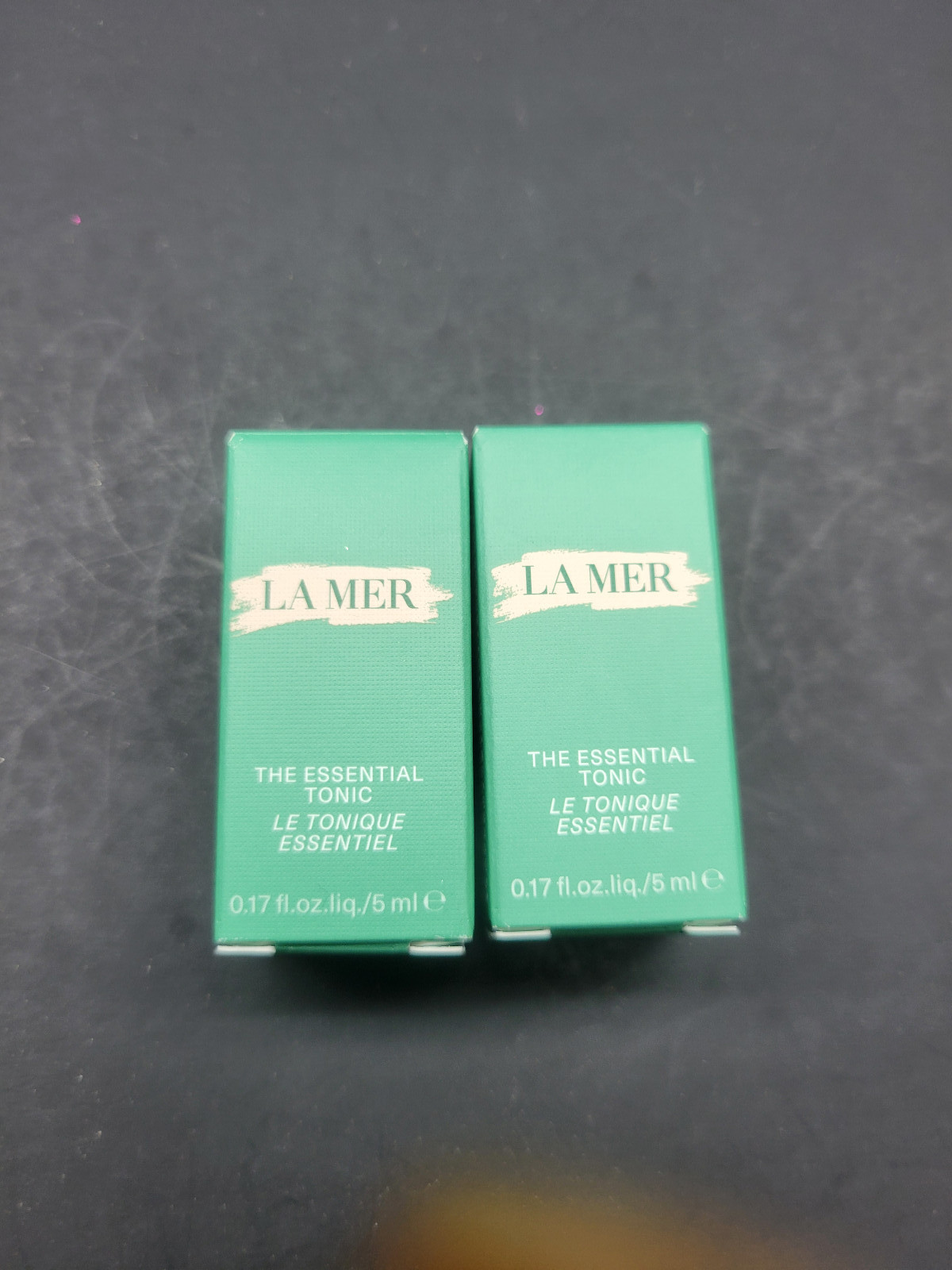2 x La Mer The Essential Tonic Deluxe Sample Size 0.17oz / 5 mL each ** NIB **