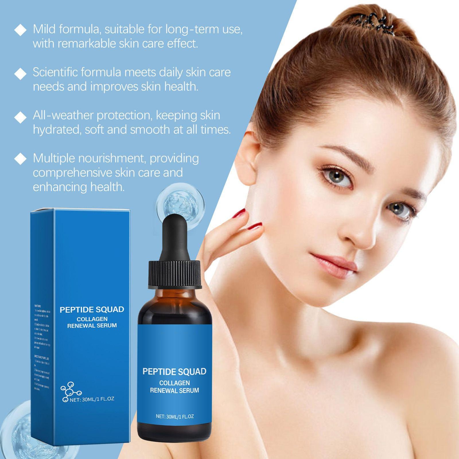 MAELOVE Squad Peptide Collagen Renewal Serum