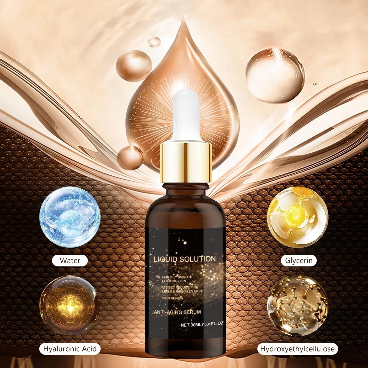 2 PCS Olavita Liquid Solution Anti Aging Serum, Intensely Firms Skin Antiaging..