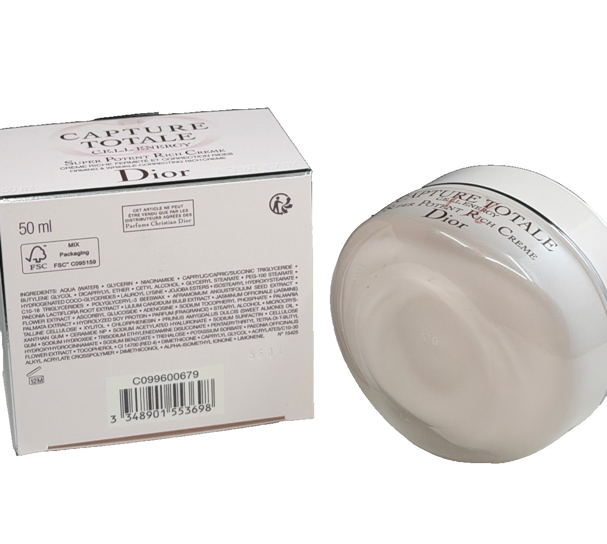 Dior Capture Totale Cell Energy Super Potent Rich Creme 1.7 oz NIB