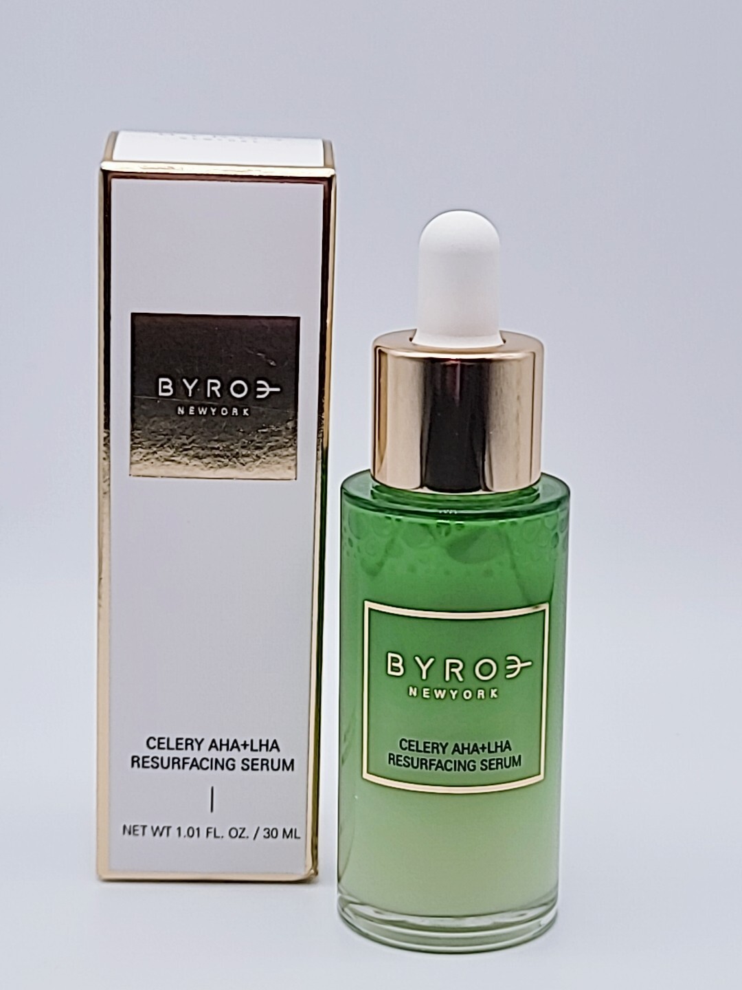 Byroe Celery AHA + LHA Resurfacing Serum 1fl.oz. Full Size
