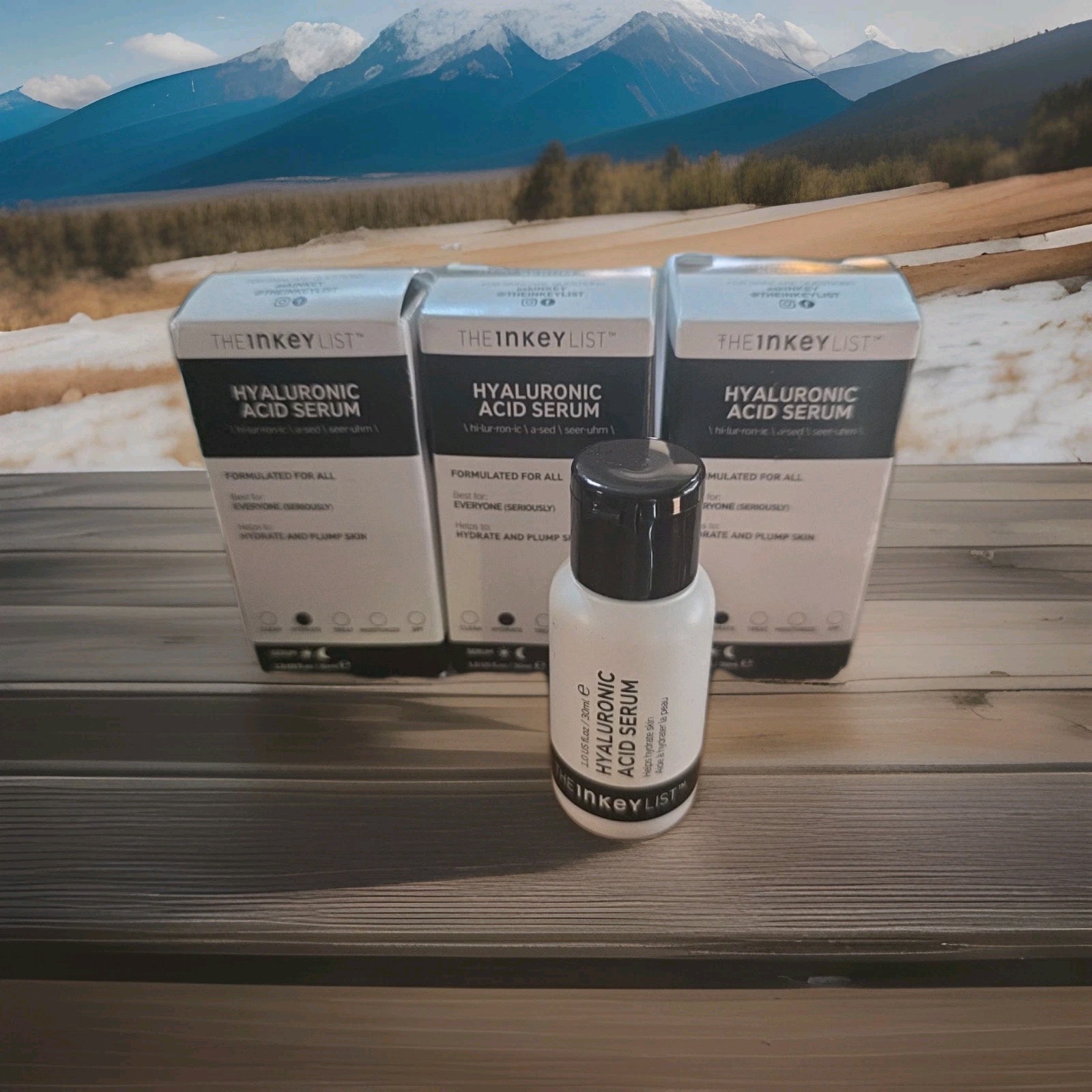 3 boxes! Total 3 ounces! THE INKEY LIST Hyaluronic Acid Serum 1oz / 30ml NIB