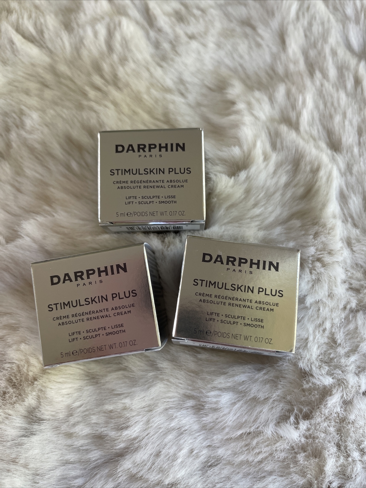 Lot 3 Darphin Stimulskin Plus Absolute Renewal Cream 5ml/ 0.17oz each