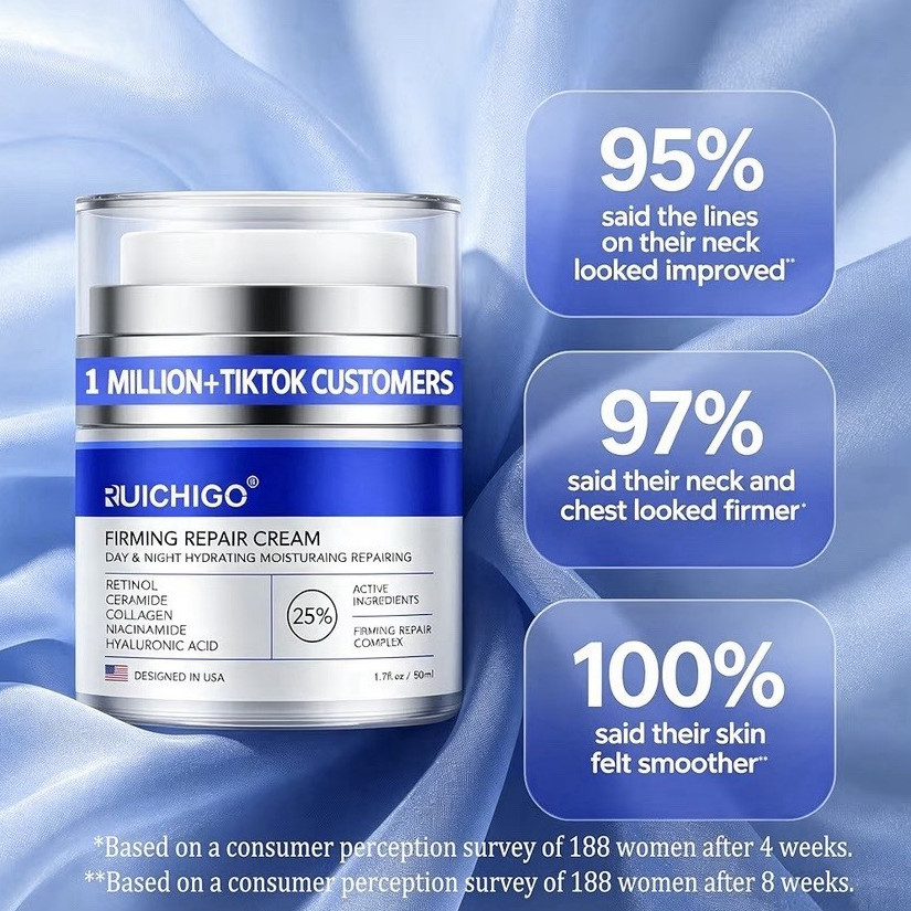 RUICHIGO Firming Repair Cream Day & Night Retinol Face/Neck 1.7 fl oz