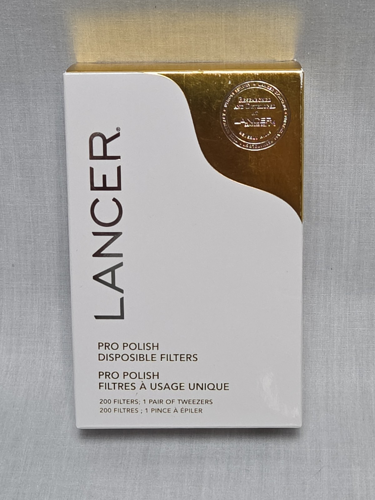 Lancer PRO POLISH Disposable Filters & Tweezer Set (200 Filters)
