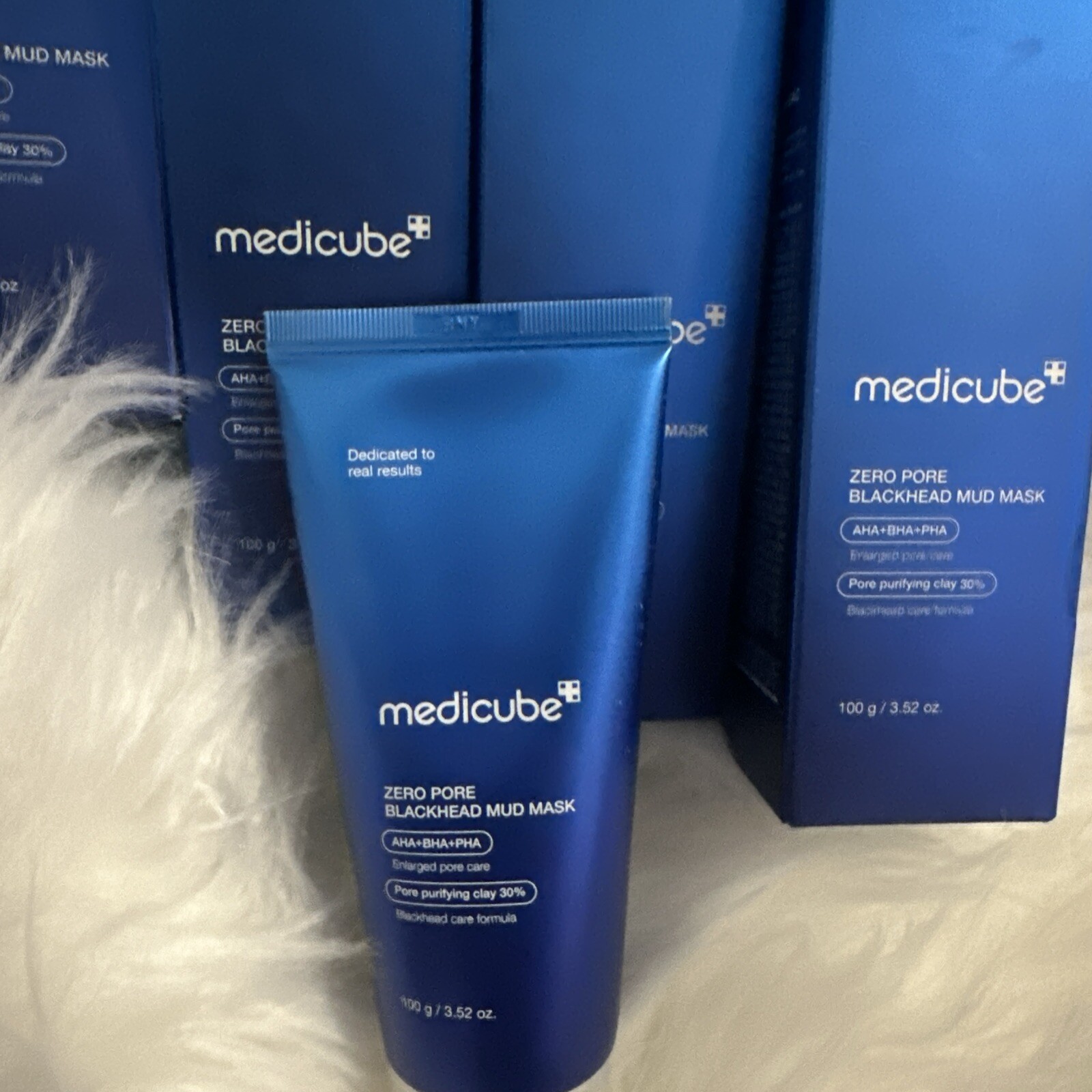 NEW AUTHENTIC MEDICUBE Zero Pore Blackhead Mud Mask 100g