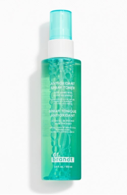 DR. BRANDT ANTIOXIDANT SPRAY TONER WITH GREEN AND WHITE TEA EXTRACT•3.4 FL OZ.