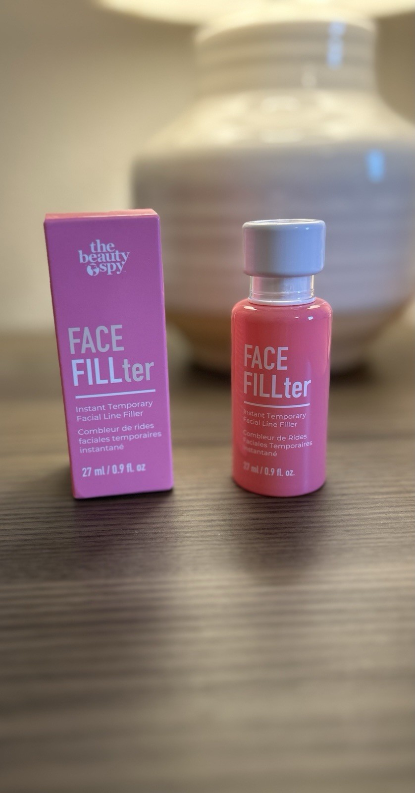 NEW in box- The Beauty Spy Face Fillter 0.9oz Instant Temp Facial Line Filler