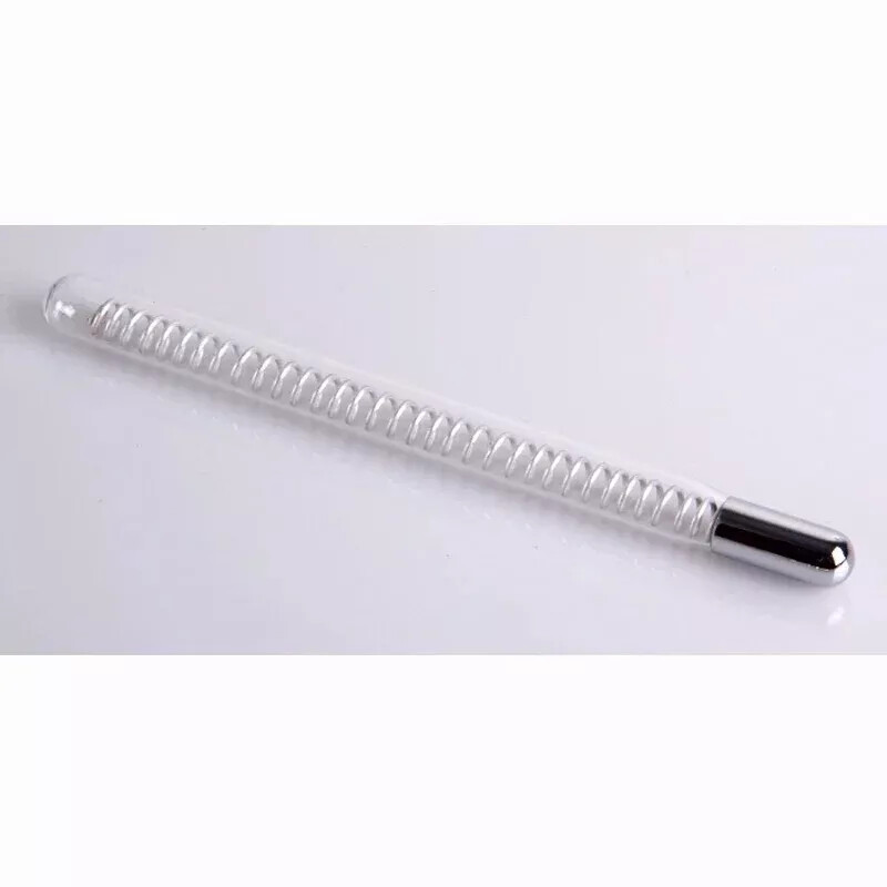 Replacement Violet Red High Frequency Electrodes Glass Tube for Facial Body Wand
