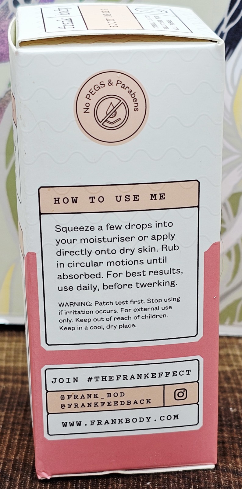 FRANK BODY Booty Drops Firming Body Oil 1 Oz / 30 ML FULL Size NIB