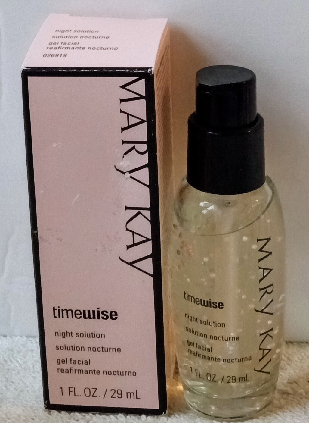 Mary Kay Timewise Night Solution Anti-Aging Firmer Skin Oil Free 1 oz 29mL