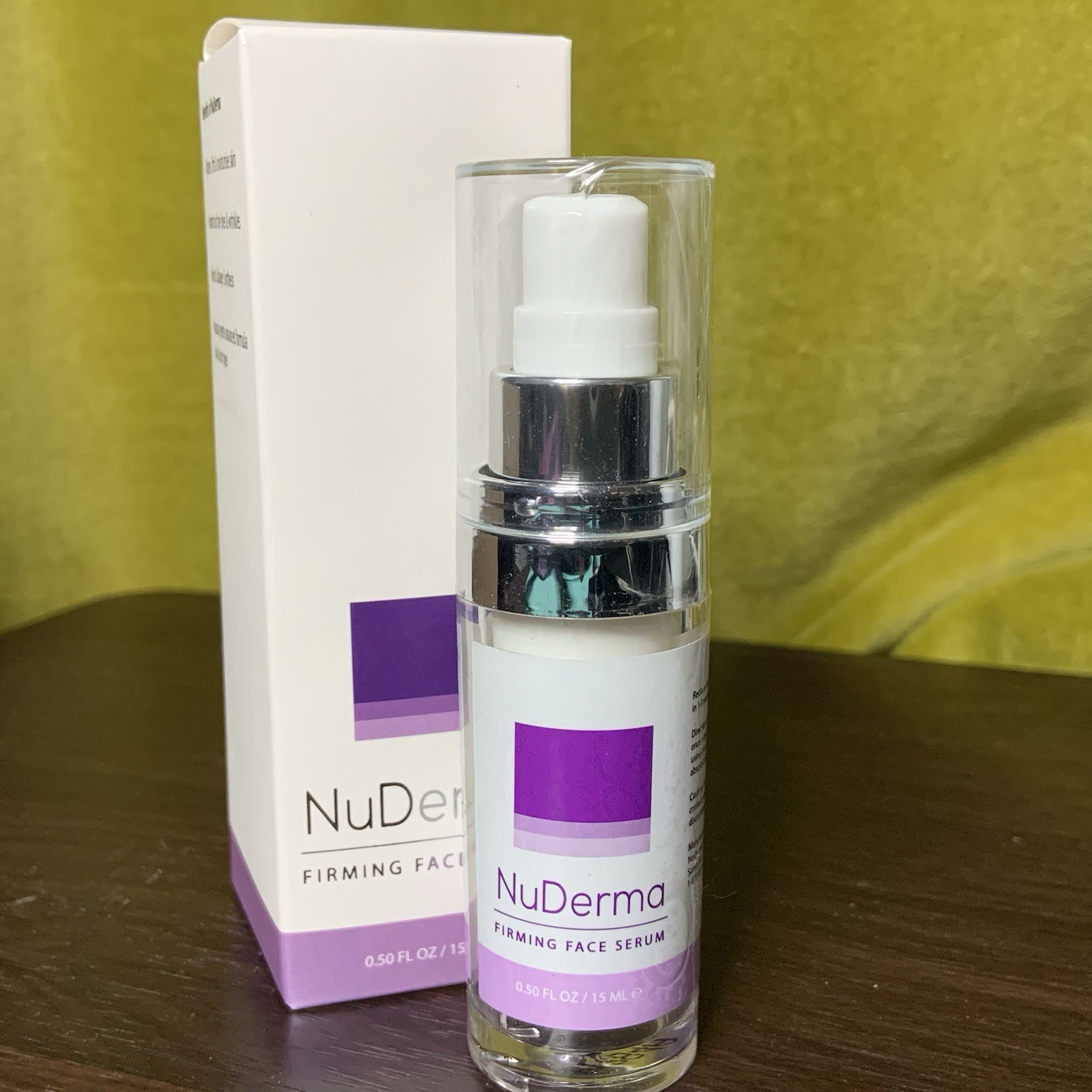 NuDerma Firming Face Serum .5 Fl Oz / 15ML NEW SEALED
