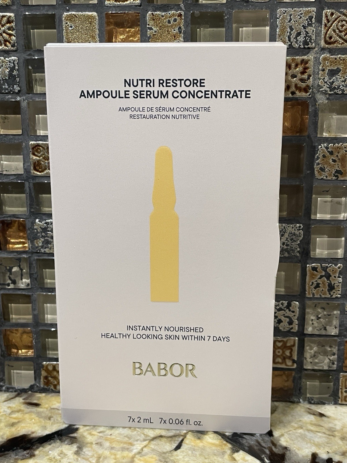 Babor Nutri Restore Serum Concentrate Instantly Nourished 7 Ampoules