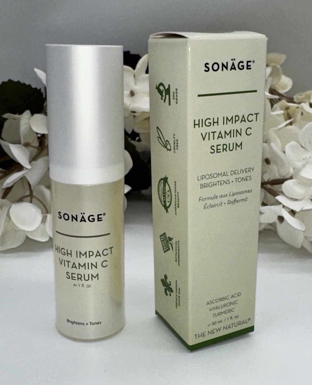 Sonage High Impact Vitamin C Serum NIB 30ml/1oz