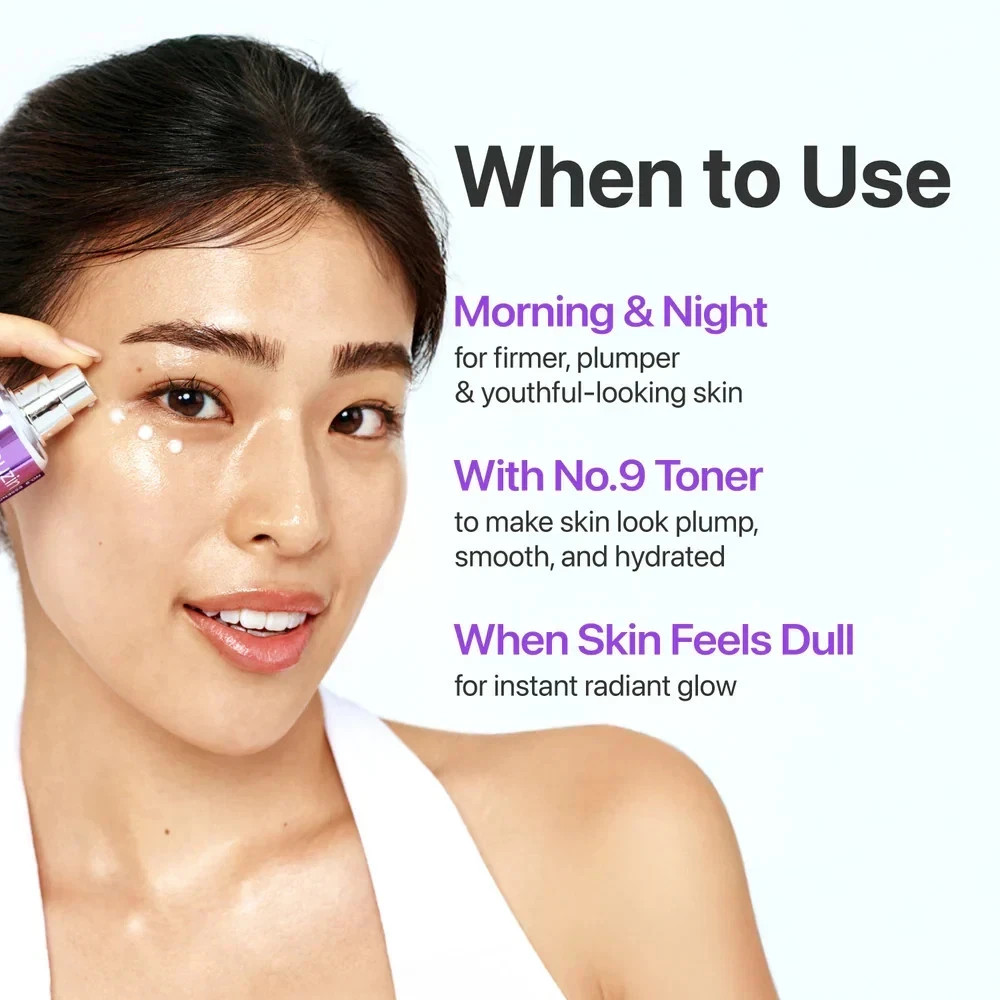 No.9 NAD+ Bio Lifting-sil Essence 50ml | Anti-Aging | 50 Peptides + NAD