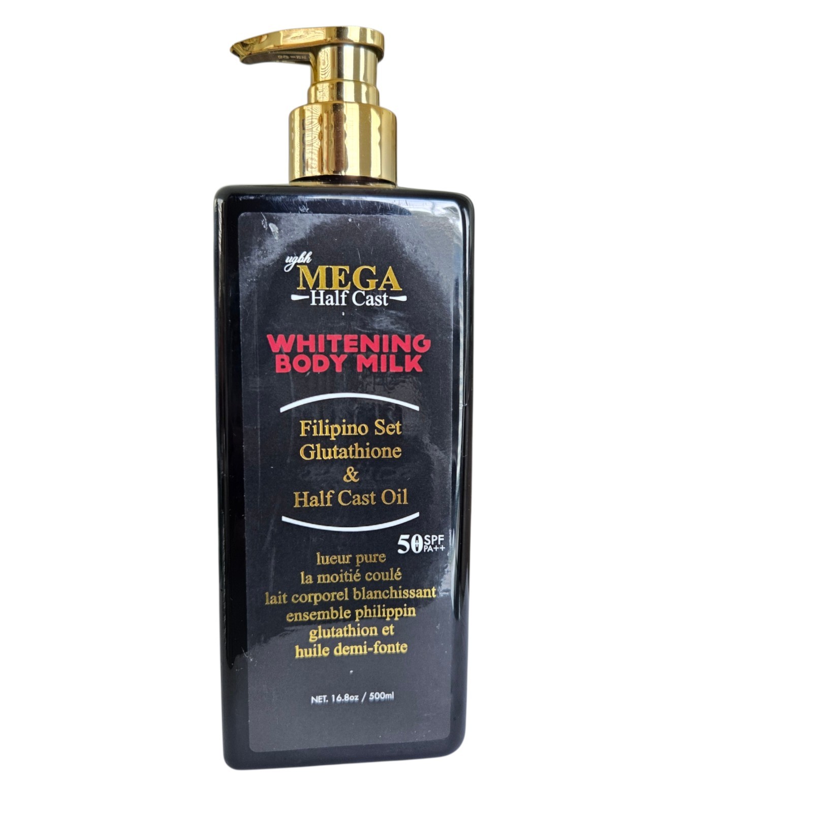Mega White Half-C Whitening Body Milk, Flawless Skin 👌500ml. X1 Fast Shipping