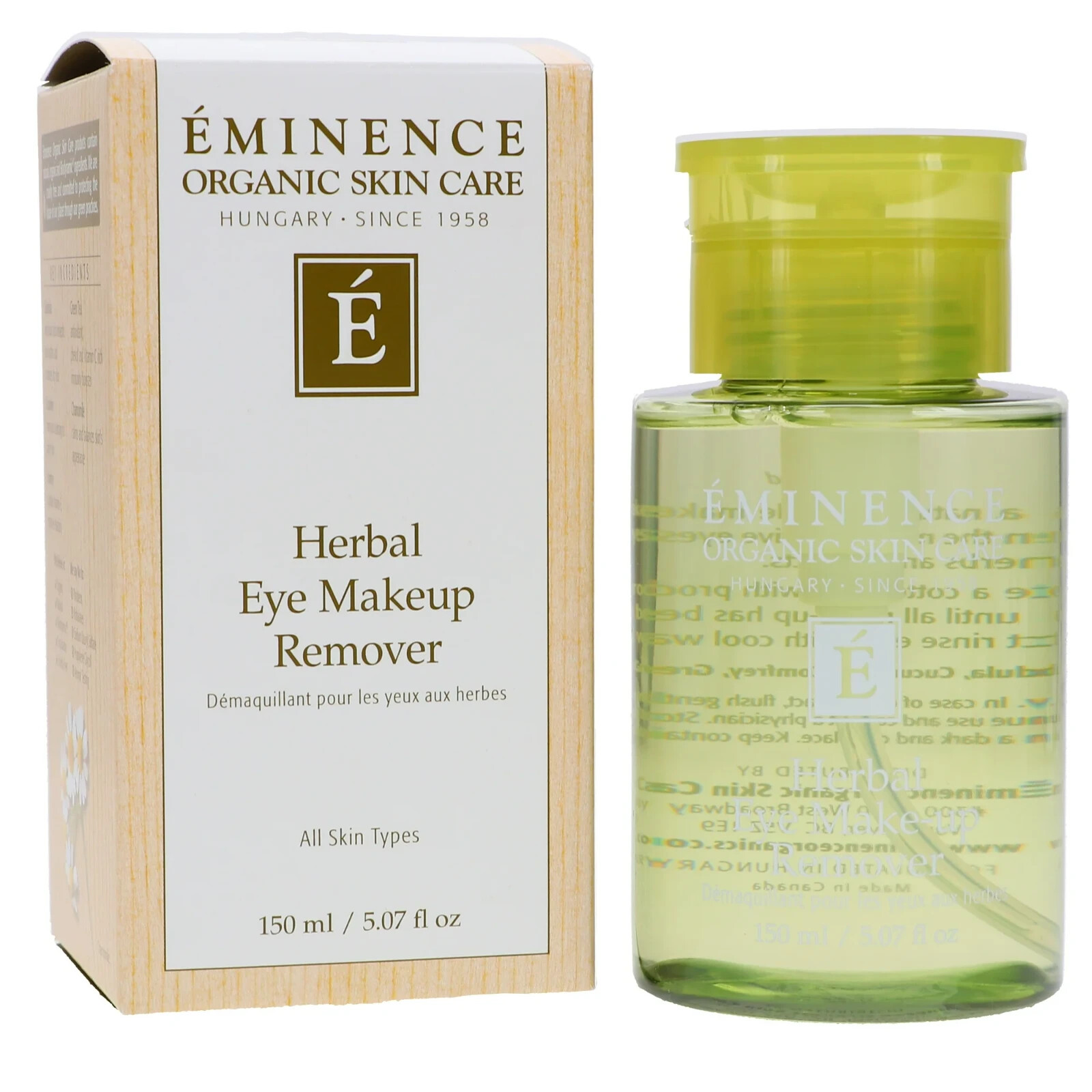 Eminence Herbal Eye Make-up Remover 5.1 oz NIB Same Day Shipping
